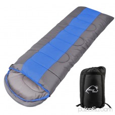 Lightweight Envelope Sleeping Bag & Portable Waterproof Mummy Bag With Compression Sack -Perfect for 3 Season Traveling, Camping, Hiking,Outdoor Activities